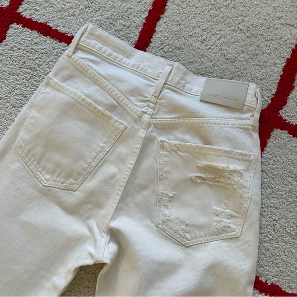 Citizens of Humanity EVA ripped white straight jeans - Picture 10 of 14